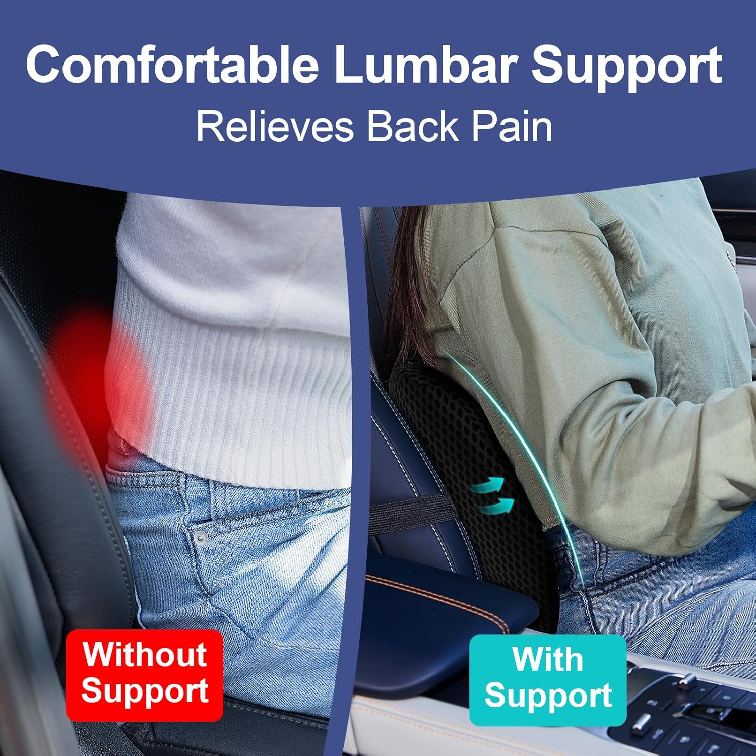 Ergonomic Lumbar Support Pillo - Posture Corrector Back recension och pris
