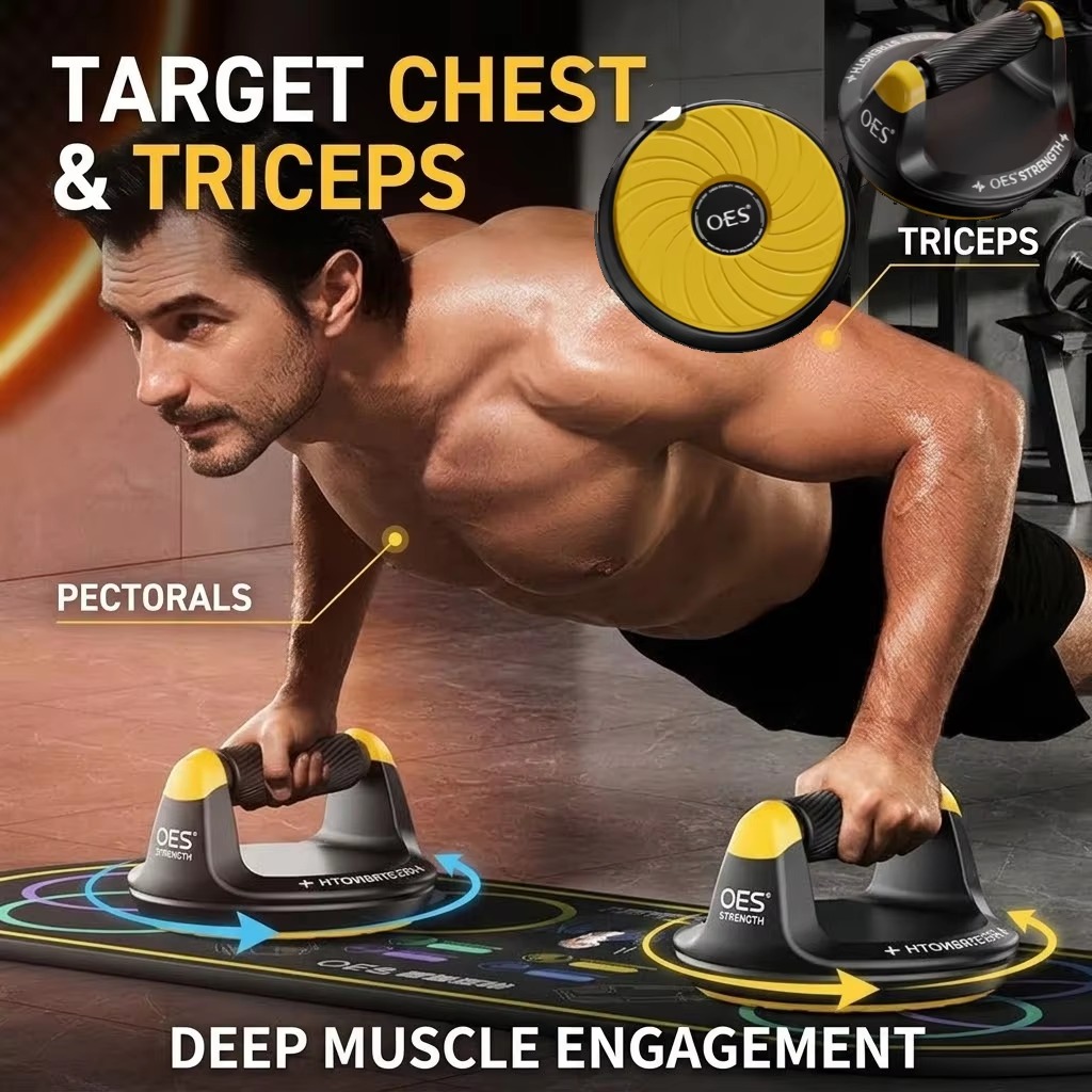 360° Rotating Portable Push-Up - Push Up Board recension och pris