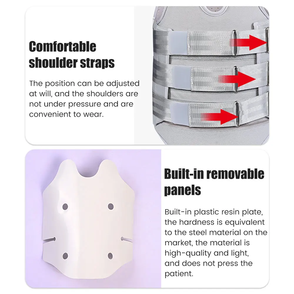 Thoracolumbar Spine Fixation B - Posture Corrector Back recension och pris